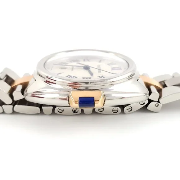 Sold on our website Cartier Clé De Stainless Steel Gold 31mm Automatic Watch - Picture 11 of 14